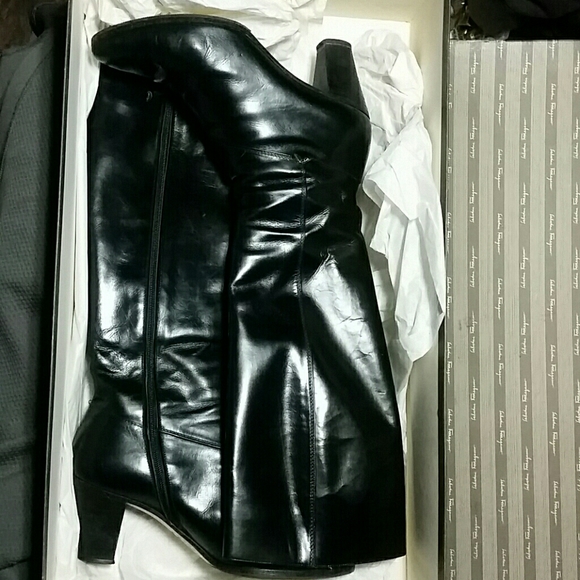 Vero curio genuine black Italian high heels size 7 - Picture 1 of 3